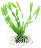 Пластиковое растение Plant 014- Валиснерия спиральная ЗЕЛЕНАЯ, 10см